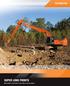 SUPER LONG FRONTS. n Zaxis 200LC-3, Zaxis 240LC-3, Zaxis 270LC-3, and Zaxis 350LC-3