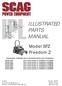 IPL ILLUSTRATED PARTS MANUAL. Model SFZ Freedom Z. with a serial number of F to F