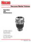 Vacuum Relief Valves Operation and Maintenance