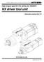 Introduction. Tool units covered by this Instruction manual NX020T2-07M1-20 NX050T2-07M1-20 NX100T2-07M1-20