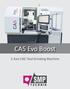 CA5 Evo Boost. 5 Axis CNC Tool Grinding Machine