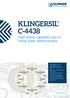 KLINGERSIL C High stress capability due to metal mesh reinforcement.   C-4438 KLINGERSIL