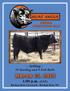 HUNT ANGUS ANNUAL PRODUCTION SALE. Lot 1. - Selling - 39 Yearling and 8 Fall Bulls. March 15, :00 p.m. (CST)