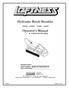 Hydraulic Brush Shredder. Operator s Manual & PARTS BOOK (2002)
