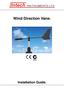 Wind Direction Vane. Z345. Installation Guide.