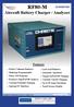 RF80-M. Features. Lead Acid Batteries Multistep Programmable. Automatic Operation Stores 100 Programs