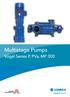 Multistage Pumps. Vogel Series P, PVa, MP 300