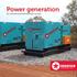 Power generation. for remote accommodation camps