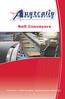 Belt Conveyors Conveyors - Pallet Handling - Special Purpose Machinery