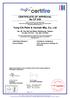 CERTIFICATE OF APPROVAL No CF 249. Yung Chi Paint & Varnish Mfg. Co., Ltd