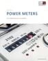 POWER METERS. Easy insight into power consumption VPINSTRUMENTS.COM