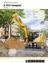 Wheeled Excavator. A 912 Compact. Operating Weight kg Engine 90 kw / 122 HP Stage IV Bucket Capacity m³
