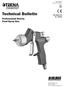 Technical Bulletin. Professional Gravity Feed Spray Gun. TB-1026-D Replaces TB-1026-C. Gun Repair Kit No