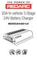 20A In-vehicle 3-Stage 24V Battery Charger BCDC2420-LV