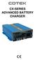 CX-SERIES ADVANCED BATTERY CHARGER