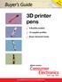 3D printer pens. 6 flexible models. 10 supplier profiles. Buyer demand trends