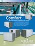 Comfort. Productivity Through. Industrial Coolers. Maximum Efficiency Evaporative Air Cooling. 12 Wet Section Series