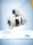 PRODUCT INFORMATION FLOWSIC600-XT THE PERFECT MATCH. Gas flow meters