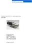 Operation manual for micro annular gear pump