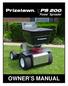 PS 200. Prizelawn. Power Spreader OWNER S MANUAL