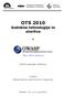 OTS 2010 Sodobne tehnologije in storitve