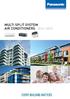 MULTI SPLIT SYSTEM AIR CONDITIONERS 2014 / EVERy BUILDING MATTERS