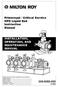 Primeroyal / Critical Service HPD Liquid End Instruction Manual INSTALLATION, OPERATION, AND MAINTENANCE MANUAL