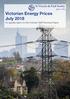 Victorian Energy Prices July An update report on the Victorian Tariff-Tracking Project