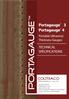 Portagauge tm. Portagauge 3 Portagauge 4 TECHNICAL SPECIFICATIONS COLTRACO. Portable Ultrasonic Thickness Gauges. Ult rasonics since 1987