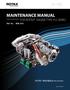 MAINTENANCE MANUAL FOR ROTAX ENGINE TYPE 912 SERIES ROTAX 912 ULS 3 WITH OPTIONS (LINE MAINTENANCE) part no.: