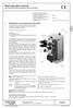 Brief operation manual for compact hydraulic power packs type KA and KAW