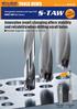 TOOLS NEWS. Innovative insert clamping offers stability and reliability when drilling small holes. B167G. Changeable Carbide Insert Type Drill.