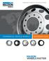 Application Guide for Commercial Wheels COMMERCIAL VEHICLE WHEELS. Quick Reference Guide