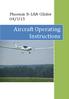 Phoenix S-LSA Glider 04/U15. Aircraft Operating Instructions