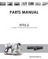 PARTS MANUAL P For Models: M773LW3, M773LW3G and NL773LW3.