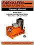 Owner's Manual. Buffalo Series Industrial Hot Water Electric Driven Natural Gas and Propane Fired