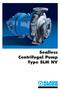 Sealless Centrifugal Pump Type SLM NV