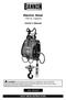 Electric Hoist Lb. Capacity. Owner s Manual