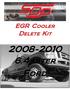 EGR Cooler Delete Kit