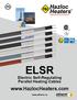 ELSR Electric Self-Regulating Parallel Heating Cables