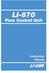 LI-670. Flow Control Unit. Instruction Manual