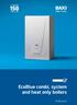 EcoBlue combi, system and heat only boilers. Range guide