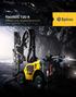 FlexiROC T20 R A drill rig for surface- and underground construction
