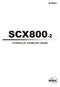 SCX800-2 HYDRAULIC CRAWLER CRANE