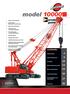 model product guide contents 100 ton Lift Capacity 2,270 ft-kips Maximum Load Moment 200' Heavy-Lift Boom 250' Fixed Jib on Heavy-Lift Boom