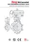 McCannalok HIGH PERFORMANCE BUTTERFLY VALVE OPERATION AND MAINTENANCE MANUAL. The High Performance Company