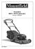 Mountfield 480 R R Lawnmower Owner s Manual