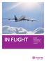 IN FLIGHT EVONIK SOLUTIONS FOR THE AVIATION AND AEROSPACE MARKETS
