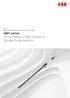 ABB MEASUREMENT & ANALYTICS DATA SHEET series ph and Redox (ORP) industrial dip electrode systems