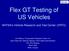 Flex GT Testing of US Vehicles